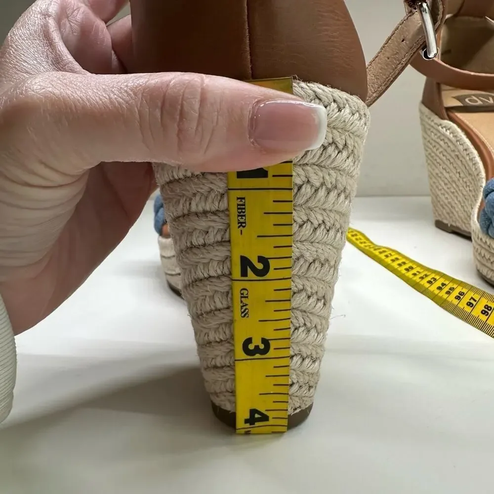 NWOB | DV Dolce Vita | Decatur Espadrille Wedge Sandals | Brown/Blue | Various